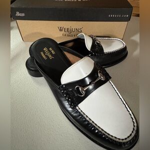 ￼Weekend GH Bass & Co leather Lianna Mule